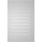 Ekena Millwork Vertical Surface Mount PVC Gable Vent: Functional, w/ 3-1/2"W x 1"P Standard Frame, 22"W x 34"H GVPVE22X3401SF - alternate 2